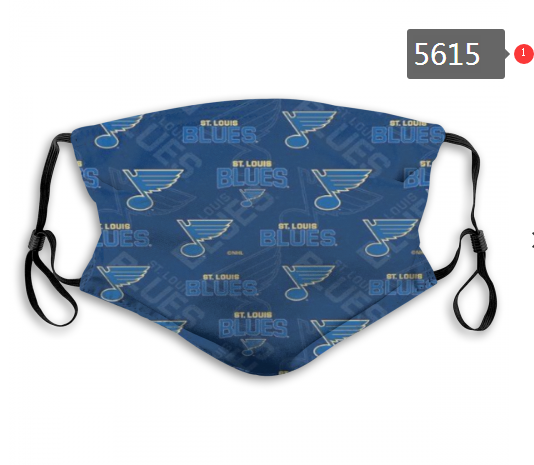 2020 NHL St.Louis Blues #4 Dust mask with filter->nhl dust mask->Sports Accessory